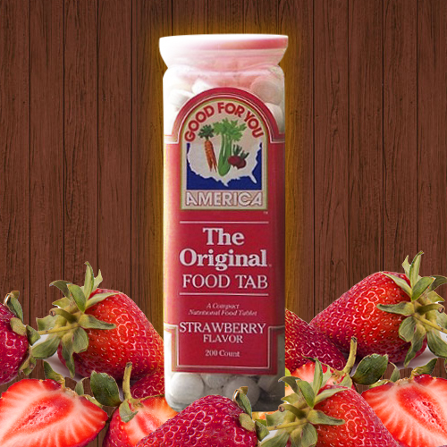 Strawberry Original Food Tab (200 tablets)